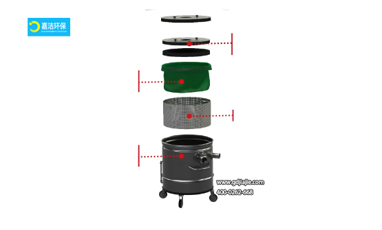工業吸塵器分解圖