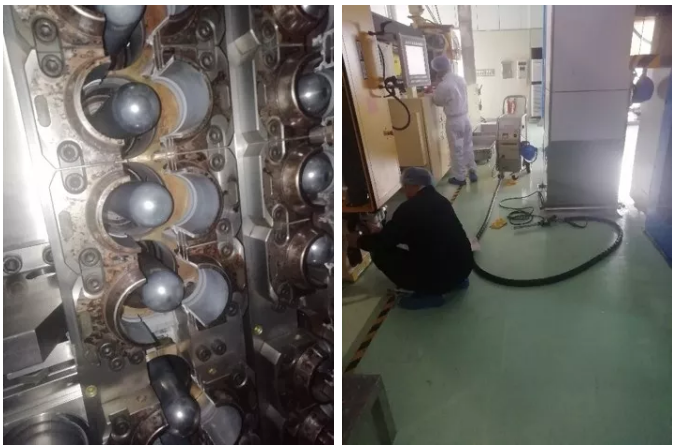 糧油生產線 干冰清洗機案例