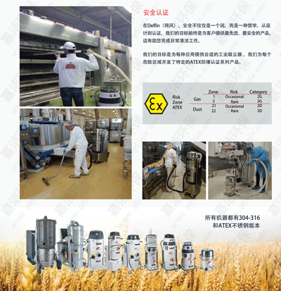 食品行業-工業吸塵器